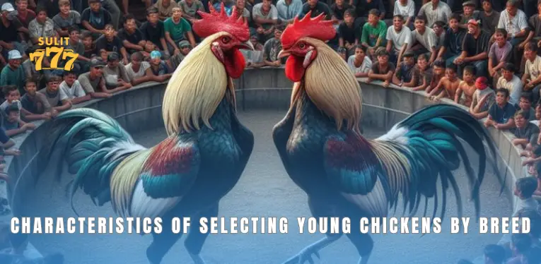 Characteristics of selecting young chickens by breed