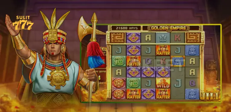 How to combine winning symbols on the Golden Empire slot