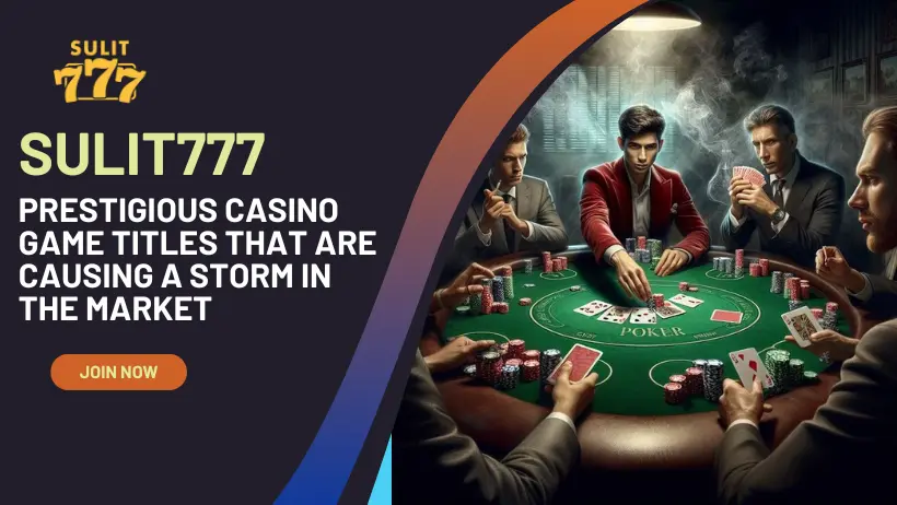 Prestigious casino game titles that are causing a storm in the market