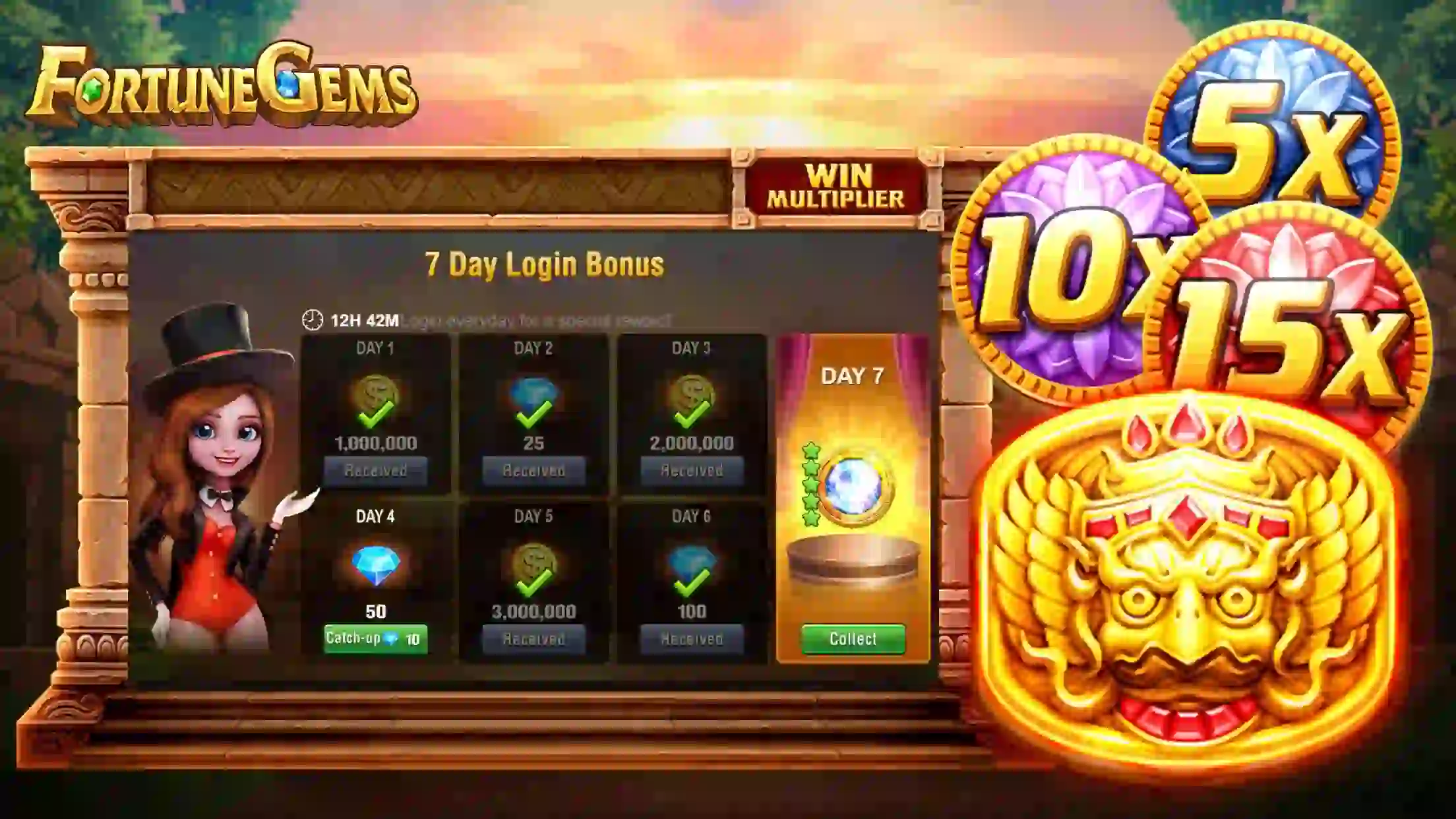 Exciting online slot game Fortune Gems