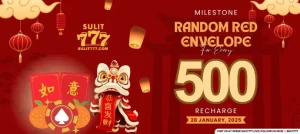 💖 Sulit777 Lunar New Year Bonus💖28 & 29 Jan 2025